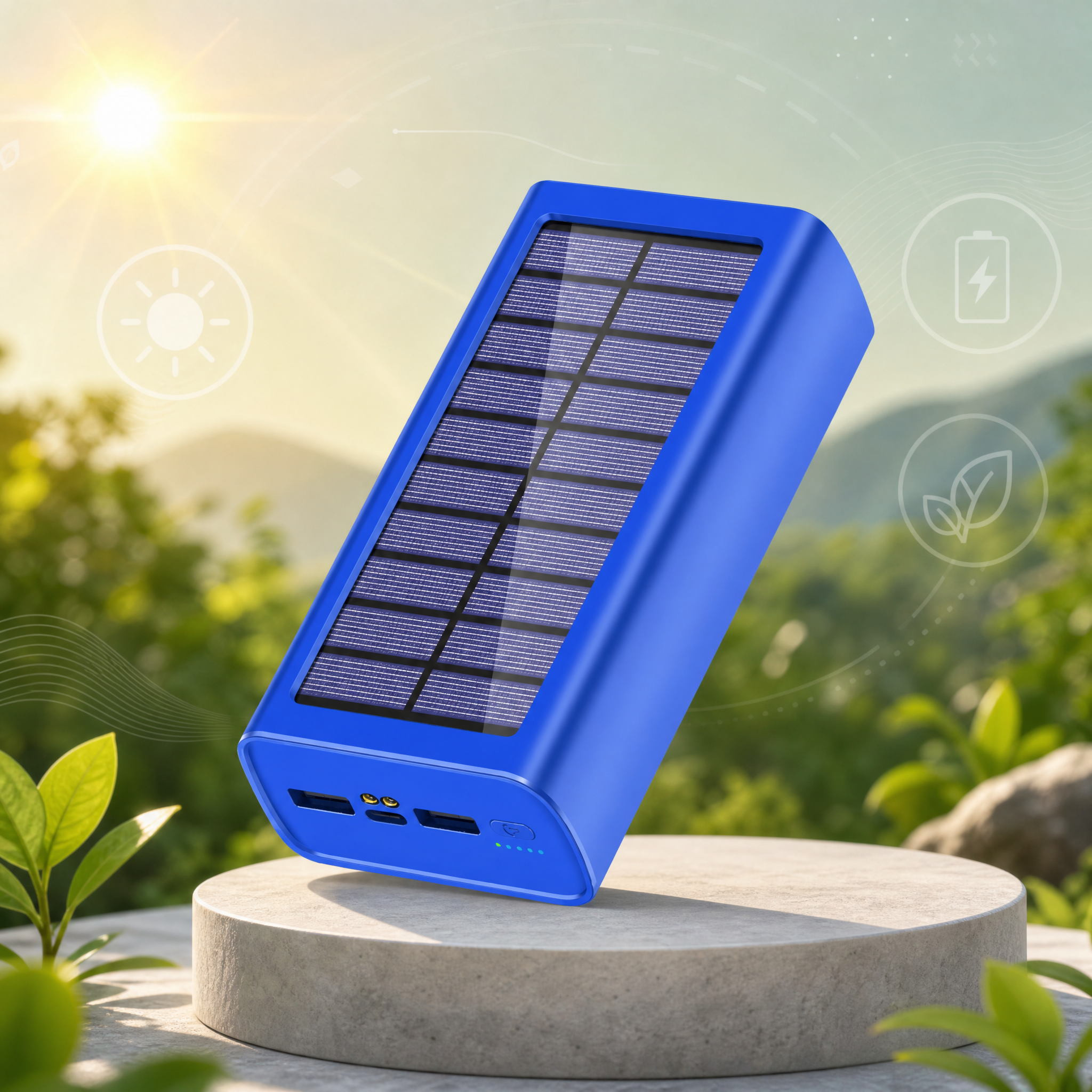 HeliosCore Solar Panel Powerbank