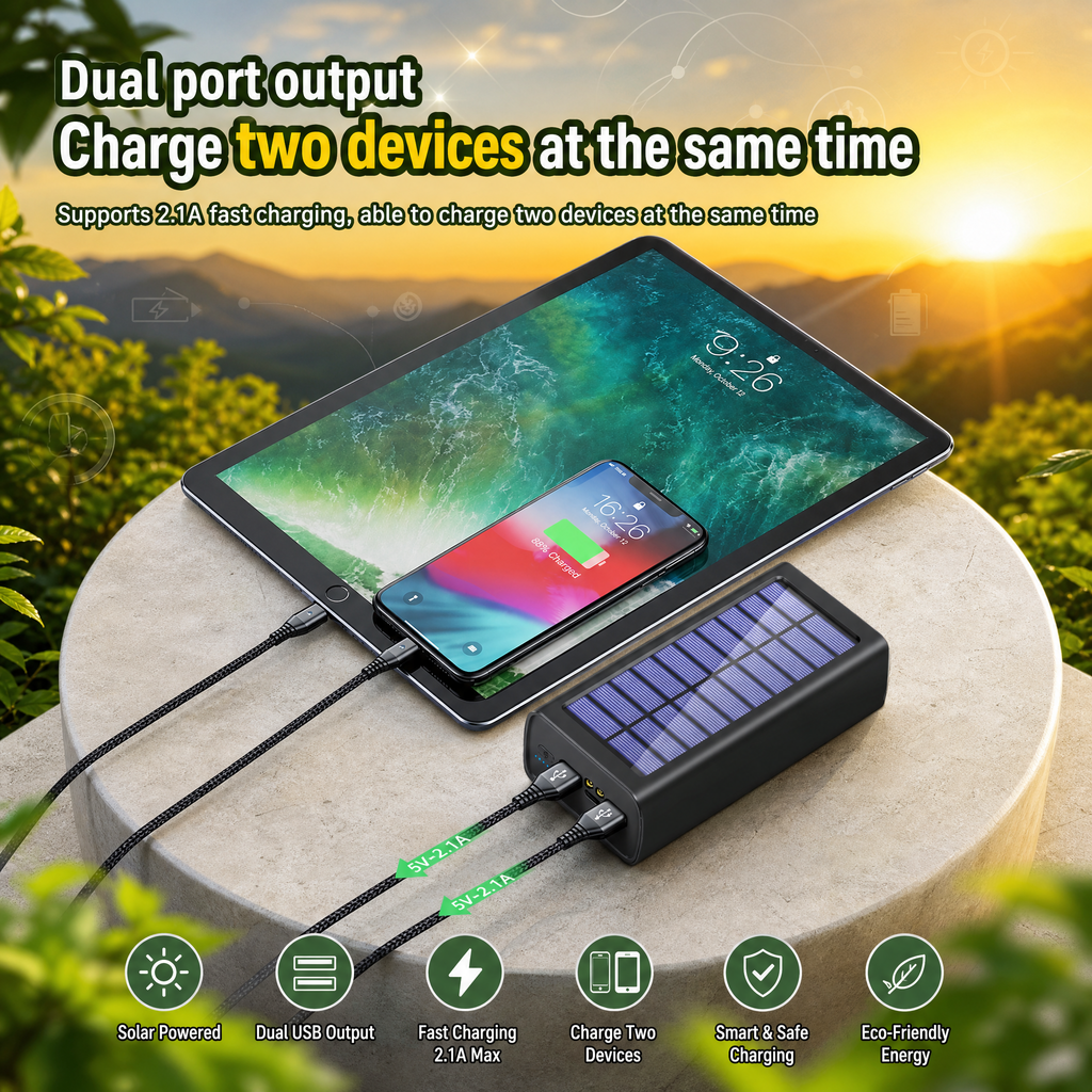 HeliosCore Solar Panel Powerbank