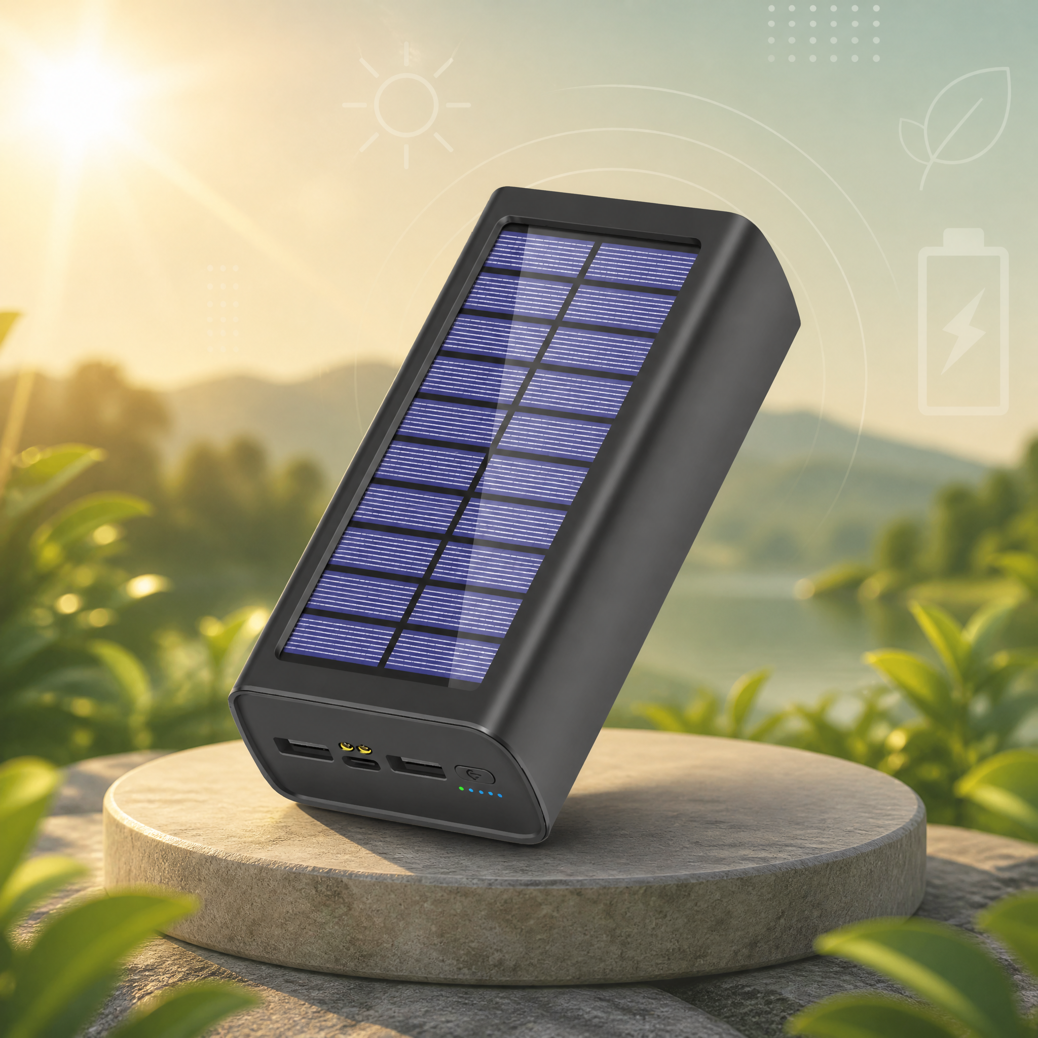 HeliosCore Solar Panel Powerbank